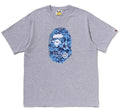 A BATHING APE PLAM RESORT CAMO APE HEAD TEE
