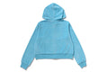 A BATHING APE Ladies' CRYSTAL STONE APE HEAD VELOUR ZIP HOODIE
