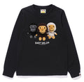 A BATHING APE Ladies' BABY MILO PHOTO L/S TEE