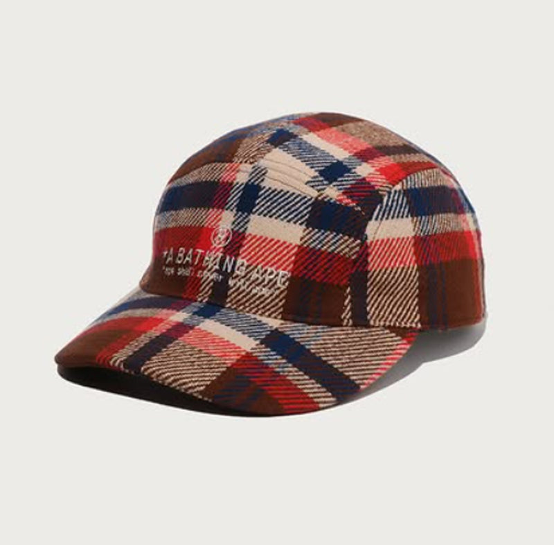 A BATHING APE BAPE CHECK JET CAP