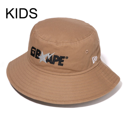 A BATHING APE BAPE KIDS BAPE NEW ERA BUCKET HAT