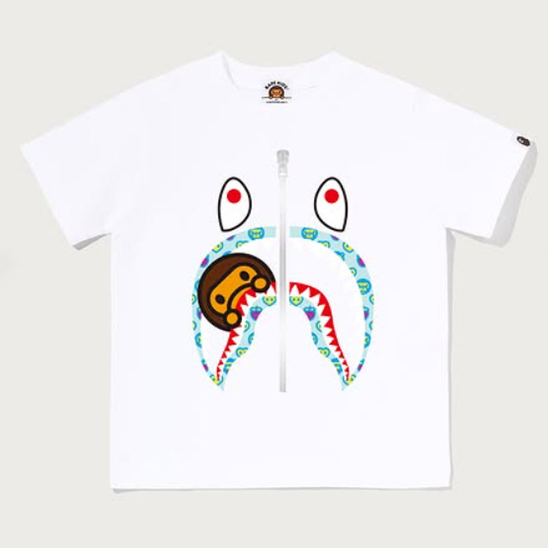 A BATHING APE BAPE KIDS MILOGRAM SWEETS MILO SHARK TEE