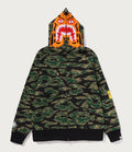 A BATHING APE TIGER CAMO TIGER FULL FIT ZIP HOODIE