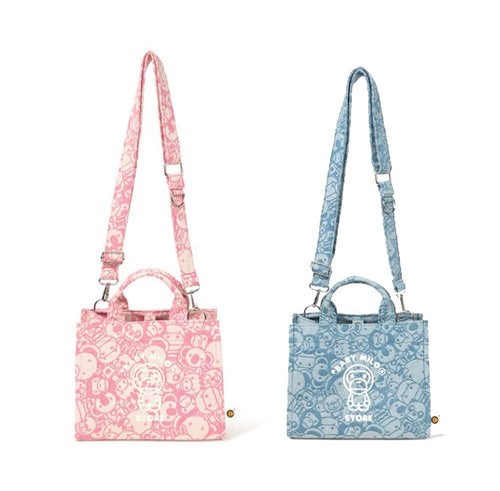 A BATHING APE BABY MILO STORE BABY MILO SMALL TOTE BAG #1 / #2