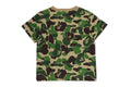 A BATHING APE BAPE KIDS ABC CAMO BABY MILO COLLEGE TEE