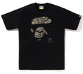 A BATHING APE TREE EDGE CAMO APE FACE TEE