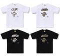 A BATHING APE TREE EDGE CAMO APE FACE TEE
