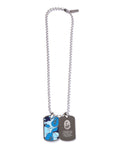 A BATHING APE ABC CAMO DOG TAG SET NECKLACE