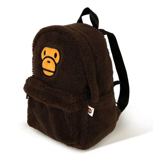 A BATHING APE - BABY MILO STORE ALL BABY MILO MINI FUR BACKPACK