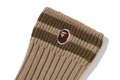 A BATHING APE CHUNKY RIBBED CREW SOCKS