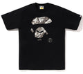 A BATHING APE TREE EDGE CAMO APE FACE TEE