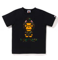 A BATHING APE BAPE KIDS 1ST CAMO MILO SHARK TEE
