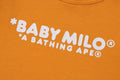 A BATHING APE BAPE KIDS MILO FRIENDS SLEEVES ROMPERS