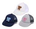A BATHING APE LINE CAMO JACQUARD MESH BLOCKING LOGO CAP