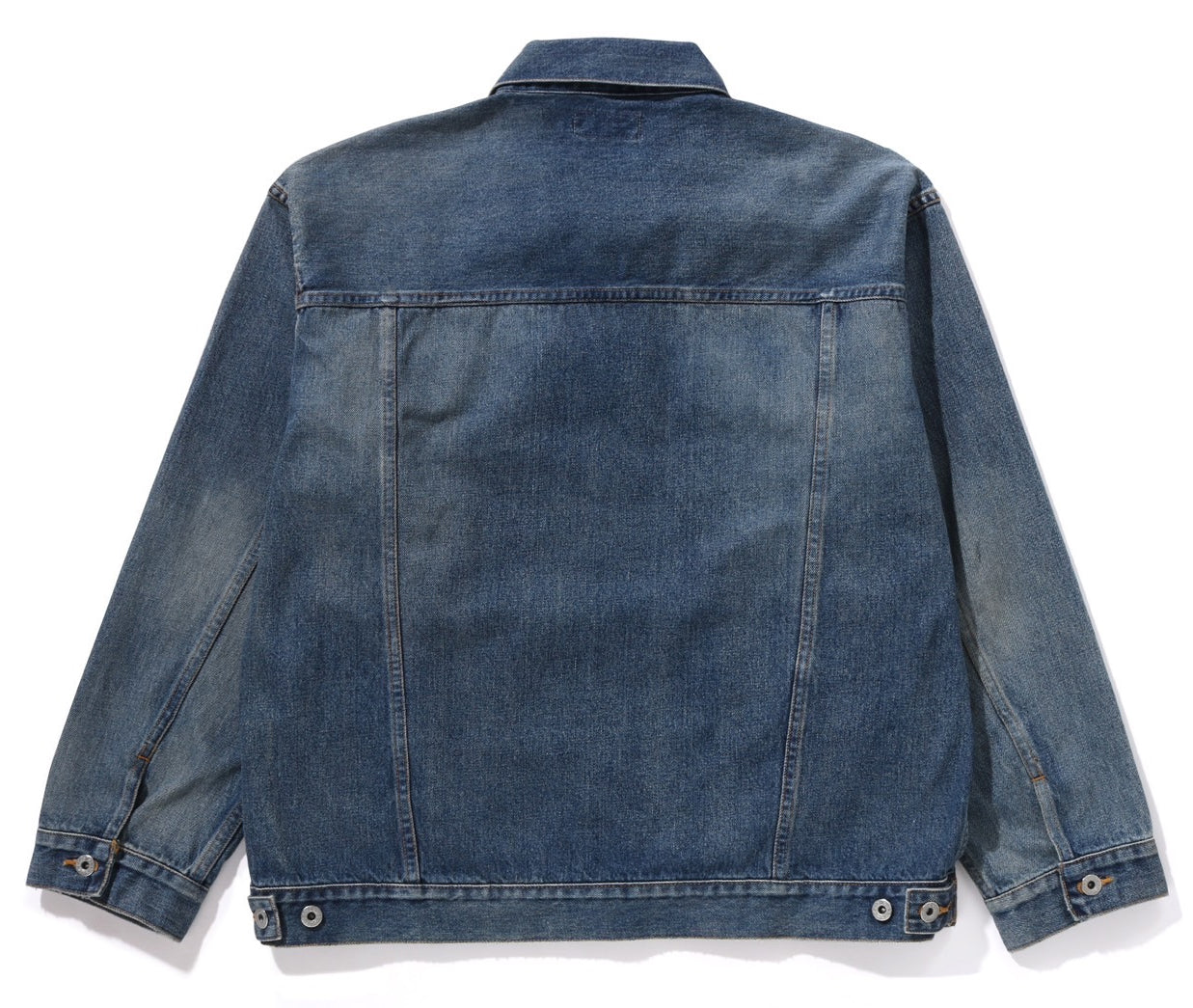 A BATHING APE Skinny Damaged Jeans - POIZON