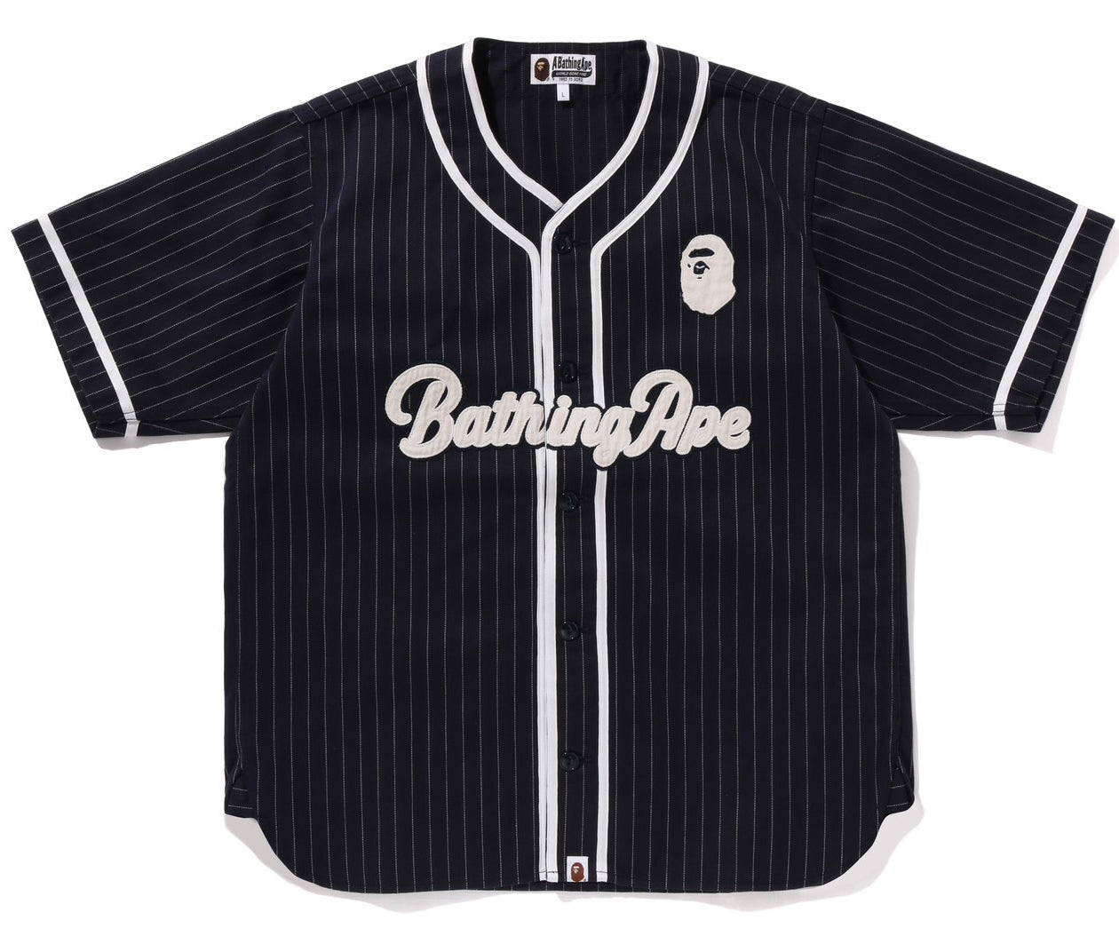 A BATHING APE A BATHING APE BASEBALL SHIRT – happyjagabee store