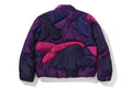 A BATHING APE MEGA COLOR CAMO QUILTED DOWN JACKET
