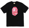 A BATHING APE PLAM RESORT CAMO APE HEAD TEE