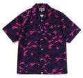 A BATHING APE COLOR CAMO APE HEAD ONE POINT SHIRT