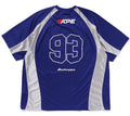 A BATHING APE SOLID CAMO JACQUARD MULTI LOGO RELAXED FIT FOOTBALL JERSEY