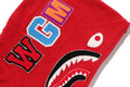 A BATHING APE SHARK FULL ZIP KNIT HOODIE