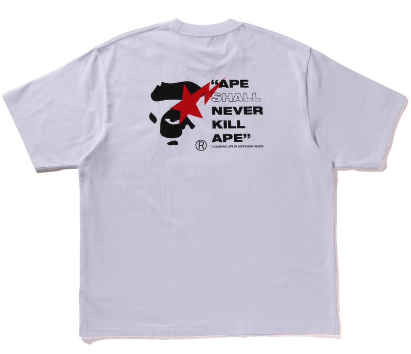A BATHING APE BAPE STA APE FACE RELAXED FIT TEE