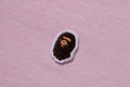 A BATHING APE Ladies' APE HEAD ONE POINT CROPPED ZIP HOODIE