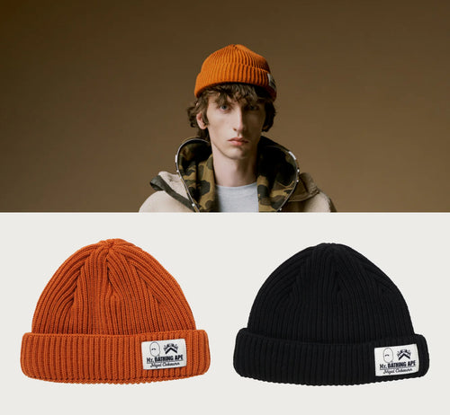 A BATHING APE BAPE MR BATHING APE x NIGEL CABOURN BEANIE