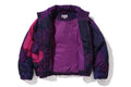 A BATHING APE MEGA COLOR CAMO QUILTED DOWN JACKET