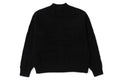 A BATHING APE CABLE KNIT CARDIGUN