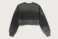 A BATHING APE Ladies' GARMENT DYE ONE POINT CROPPED CREWNECK SWEAT SHIRT