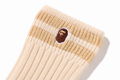 A BATHING APE CHUNKY RIBBED CREW SOCKS