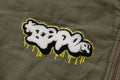 A BATHING APE GRAFFITI BOMBER JACKET ( RELAXED FIT )