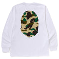 A BATHING APE 1ST CAMO BIG APE HEAD L/S TEE