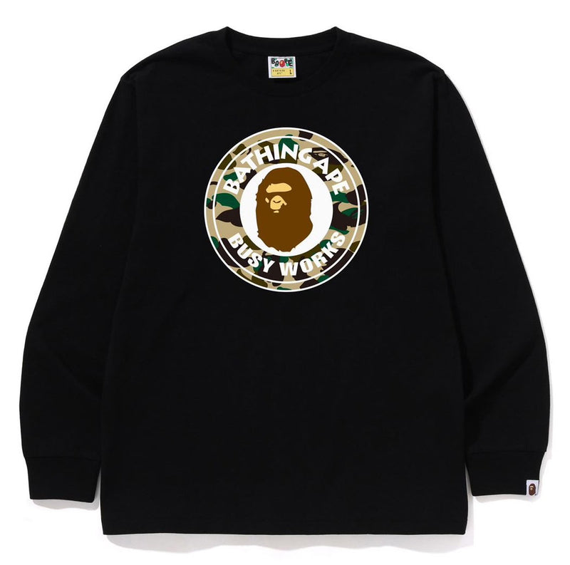 A BATHING APE 1ST CAMO BUSY WORKS L/S TEE