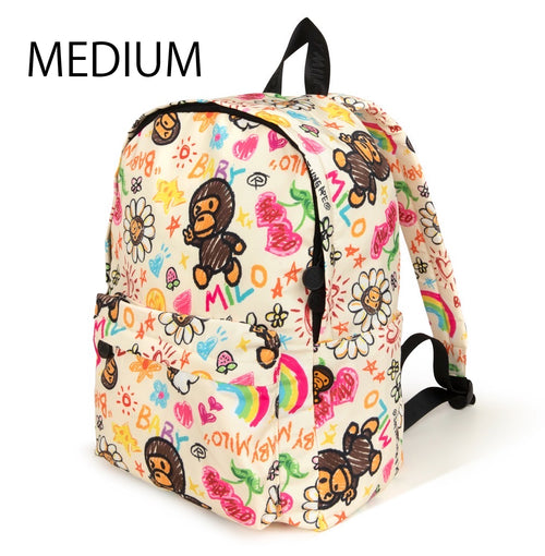A BATHING APE BABY MILO STORE BABY MILO MEDIUM BACKPACK