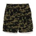A BATHING APE 1ST CAMO 6 POCKET SWEAT SHORTS