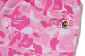 A BATHING APE Ladies' BABY LISA ABC CAMO SWEAT SHORTS
