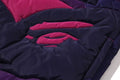 A BATHING APE MEGA COLOR CAMO QUILTED DOWN JACKET