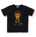 A BATHING APE BAPE KIDS 1ST CAMO MILO SHARK TEE