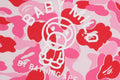 A BATHING APE BAPE KIDS ABC CAMO BABY MILO COLLEGE TEE