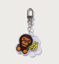 A BATHING APE BAPE KIDS BABY MILO BANANA ACRYLIC KEYCHAIN