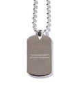 A BATHING APE ABC CAMO DOG TAG SET NECKLACE