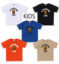 A BATHING APE BAPE KIDS COLLEGE TEE