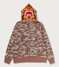 A BATHING APE TIGER CAMO TIGER FULL FIT ZIP HOODIE