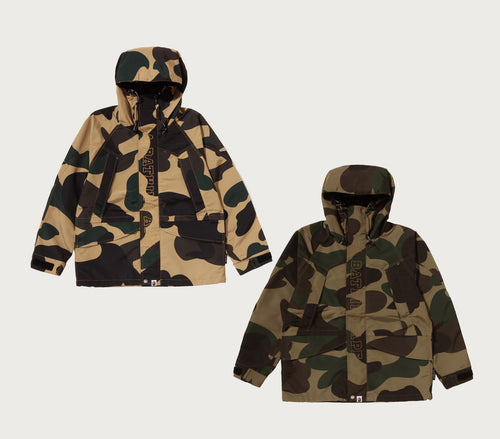 A BATHING APE GIANT 1ST CAMO SNOWBOARD JACKET