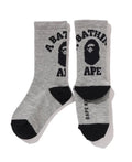 A BATHING APE BAPE KIDS COLLEGE RIB SOCKS