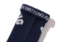A BATHING APE BAPE KIDS COLLEGE RIB SOCKS