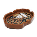 A BATHING APE WILD LEOPARD PATTERN APE HEAD ASHTRAY