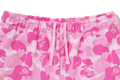 A BATHING APE Ladies' BABY LISA ABC CAMO SWEAT SHORTS